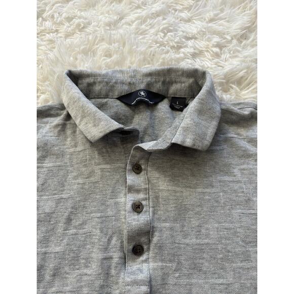 Hartt Schaffner Marx Men’s Sz. L Gray Polo. Great Quality - Picture 9 of 12